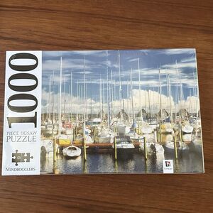 Mindbogglers Sailboat Boat Marina 1000 Piece Puzzle NEW